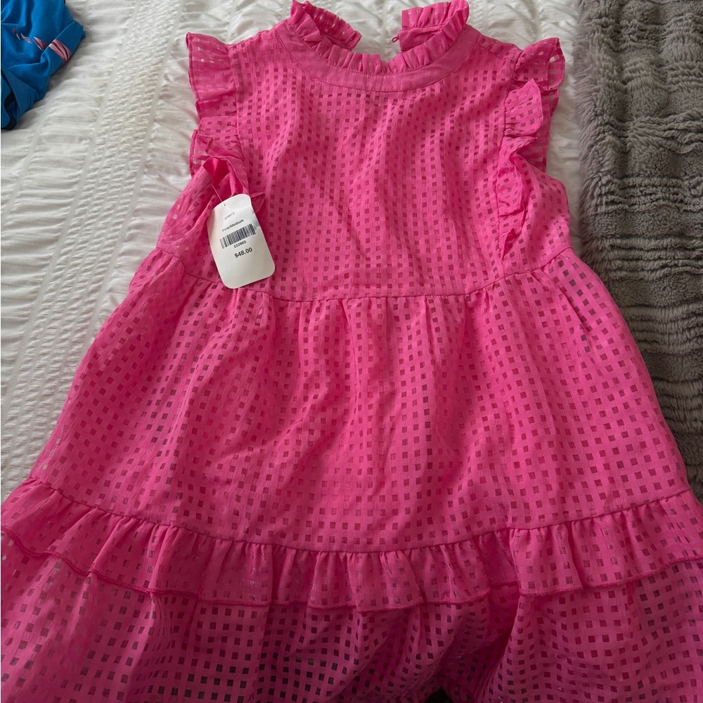 Asymmetrical Pink Dress